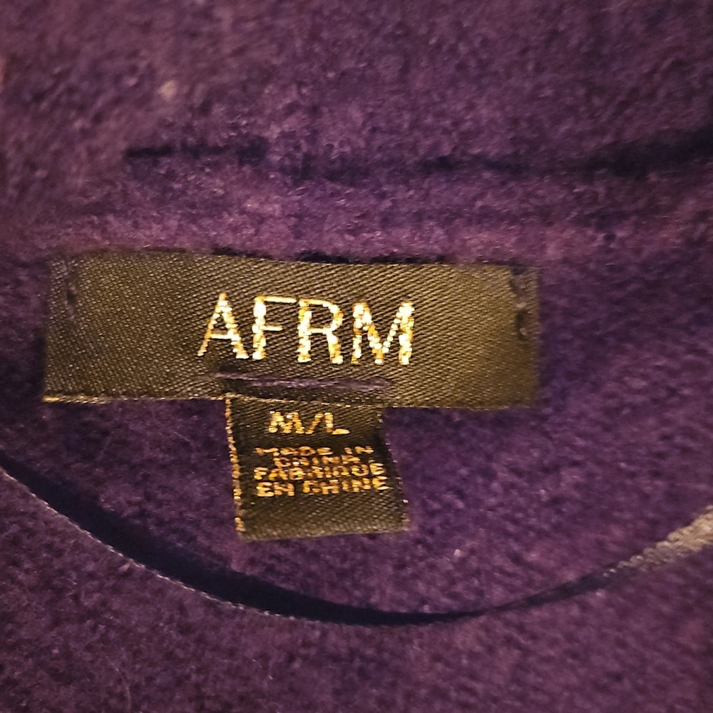 AFRM Long Black Cardigan M/l - Picture 2 of 4